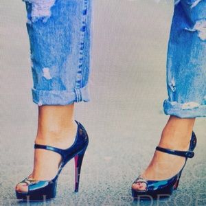 Christian Louboutin Jane Vendome black heels